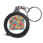 floral and leaves pattern Measuring Tape