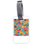 floral and leaves pattern Luggage Tag (one side)