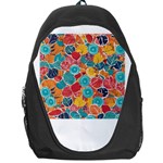 floral and leaves pattern Backpack Bag