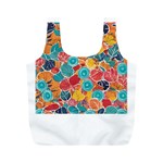 floral and leaves pattern Full Print Recycle Bag (M)