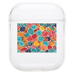 floral and leaves pattern Soft TPU AirPods 1/2 Case