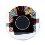 floral and leaves pattern On-the-Go Memory Card Reader