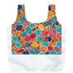 floral and leaves pattern Full Print Recycle Bag (XXL)