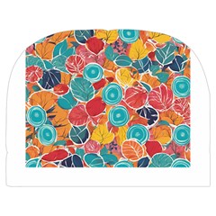 floral and leaves pattern Make Up Case (Medium) from ArtsNow.com Front