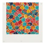 floral and leaves pattern Banner and Sign 3  x 3 