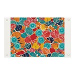 floral and leaves pattern Banner and Sign 5  x 3 