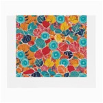 floral and leaves pattern Small Glasses Cloth