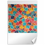 floral and leaves pattern Canvas 20  x 30 