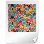 floral and leaves pattern Canvas 36  x 48 