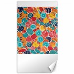 floral and leaves pattern Canvas 40  x 72 