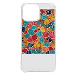 floral and leaves pattern iPhone 13 Pro Max TPU UV Print Case