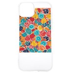 floral and leaves pattern iPhone 15 TPU UV Print Case