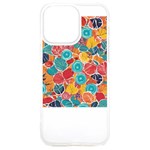 floral and leaves pattern iPhone 15 Plus TPU UV Print Case