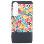 floral and leaves pattern Samsung Galaxy S24 6.2 Inch Black TPU UV Case