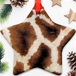 Giraffe Skin Texture Ornament (Star)