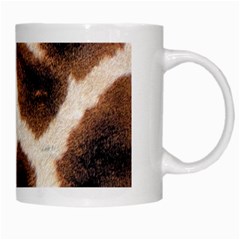 Giraffe Skin Texture White Mug from ArtsNow.com Right