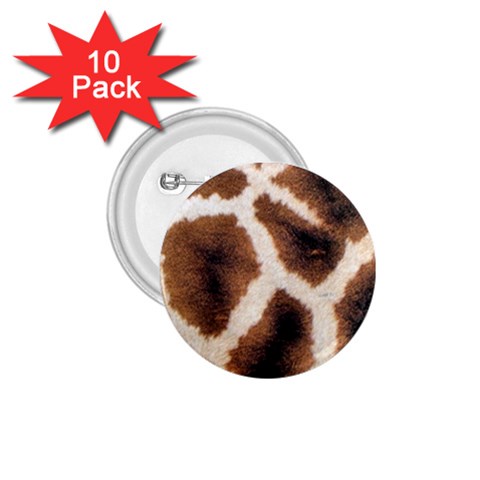 Giraffe Skin Texture 1.75  Buttons (10 pack) from ArtsNow.com Front