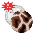 Giraffe Skin Texture 2.25  Buttons (10 pack) 