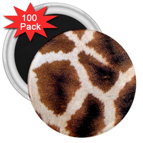 Giraffe Skin Texture 3  Magnets (100 pack) from ArtsNow.com Front