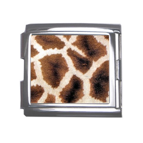 Giraffe Skin Texture Mega Link Italian Charm (18mm) from ArtsNow.com Front