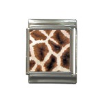 Giraffe Skin Texture Italian Charm (13mm)