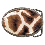 Giraffe Skin Texture Belt Buckles