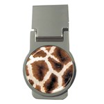 Giraffe Skin Texture Money Clips (Round) 