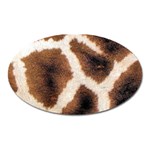 Giraffe Skin Texture Oval Magnet