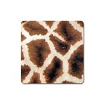 Giraffe Skin Texture Square Magnet