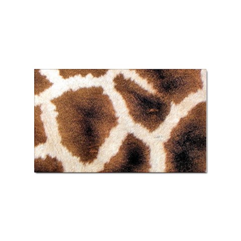 Giraffe Skin Texture Sticker Rectangular (10 pack) from ArtsNow.com Front