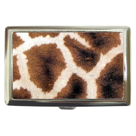 Giraffe Skin Texture Cigarette Money Case from ArtsNow.com Front