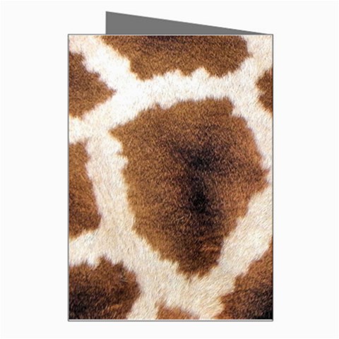 Giraffe Skin Texture Greeting Card from ArtsNow.com Right