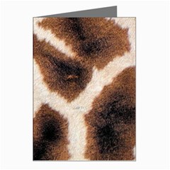 Giraffe Skin Texture Greeting Cards (Pkg of 8) from ArtsNow.com Left