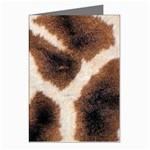 Giraffe Skin Texture Greeting Cards (Pkg of 8)