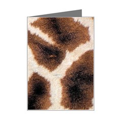 Giraffe Skin Texture Mini Greeting Card from ArtsNow.com Left