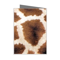 Giraffe Skin Texture Mini Greeting Card from ArtsNow.com Right