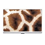 Giraffe Skin Texture Business Card Holder