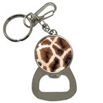 Giraffe Skin Texture Bottle Opener Key Chain