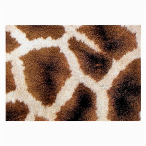 Giraffe Skin Texture Large Glasses Cloth from ArtsNow.com Front