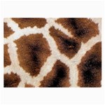 Giraffe Skin Texture Large Glasses Cloth