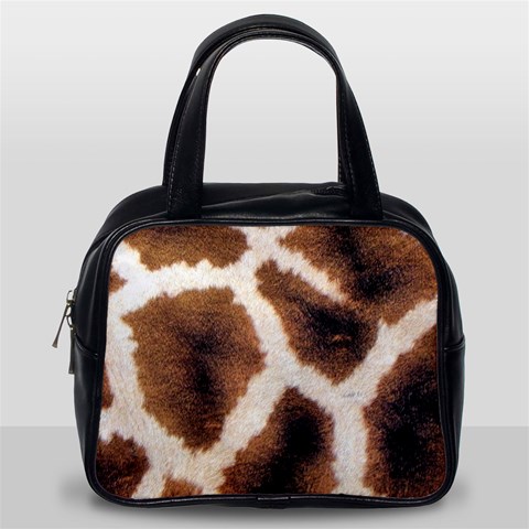 Giraffe Skin Texture Classic Handbag (One Side) from ArtsNow.com Front