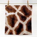 Giraffe Skin Texture Face Towel