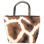 Giraffe Skin Texture Bucket Bag