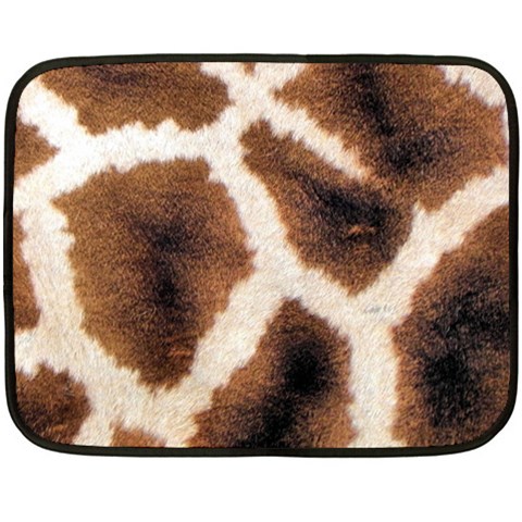 Giraffe Skin Texture Two Sides Fleece Blanket (Mini) from ArtsNow.com 35 x27  Blanket Back