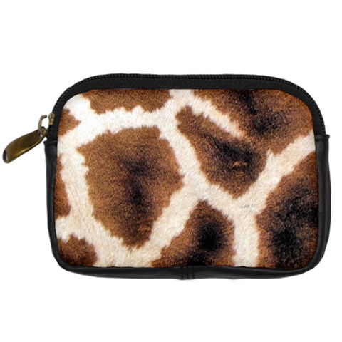 Giraffe Skin Texture Digital Camera Leather Case from ArtsNow.com Front