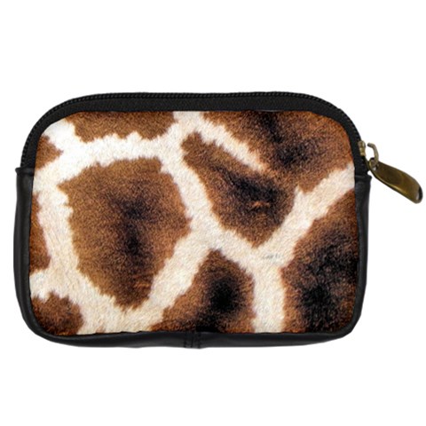 Giraffe Skin Texture Digital Camera Leather Case from ArtsNow.com Back