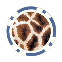 Giraffe Skin Texture Poker Chip Card Guard (10 pack) from ArtsNow.com Front