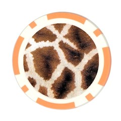 Giraffe Skin Texture Poker Chip Card Guard (10 pack) from ArtsNow.com Front