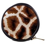 Giraffe Skin Texture Mini Makeup Bag