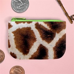 Giraffe Skin Texture Mini Coin Purse from ArtsNow.com Front